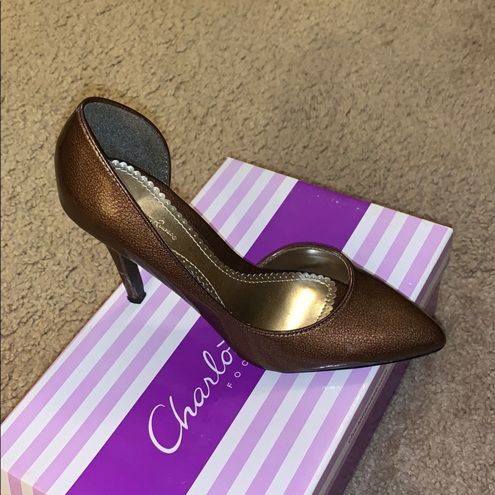 Brown Shiny Shoes - image 1